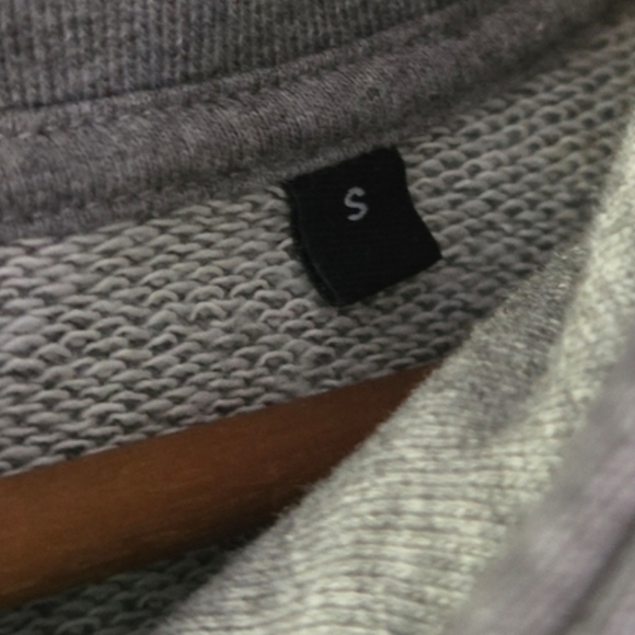 The Kooples Gray Skull Patch Hoodie Small - Picture 6 of 7